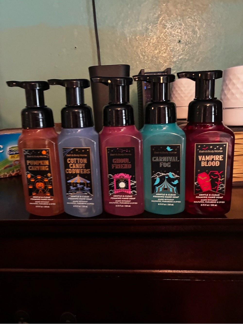 5 Pc Halloween Theme Foaming Hand Soaps 🆕
